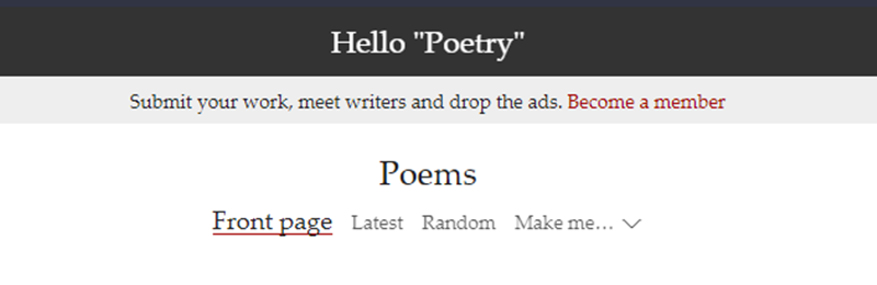 writing poetry online free